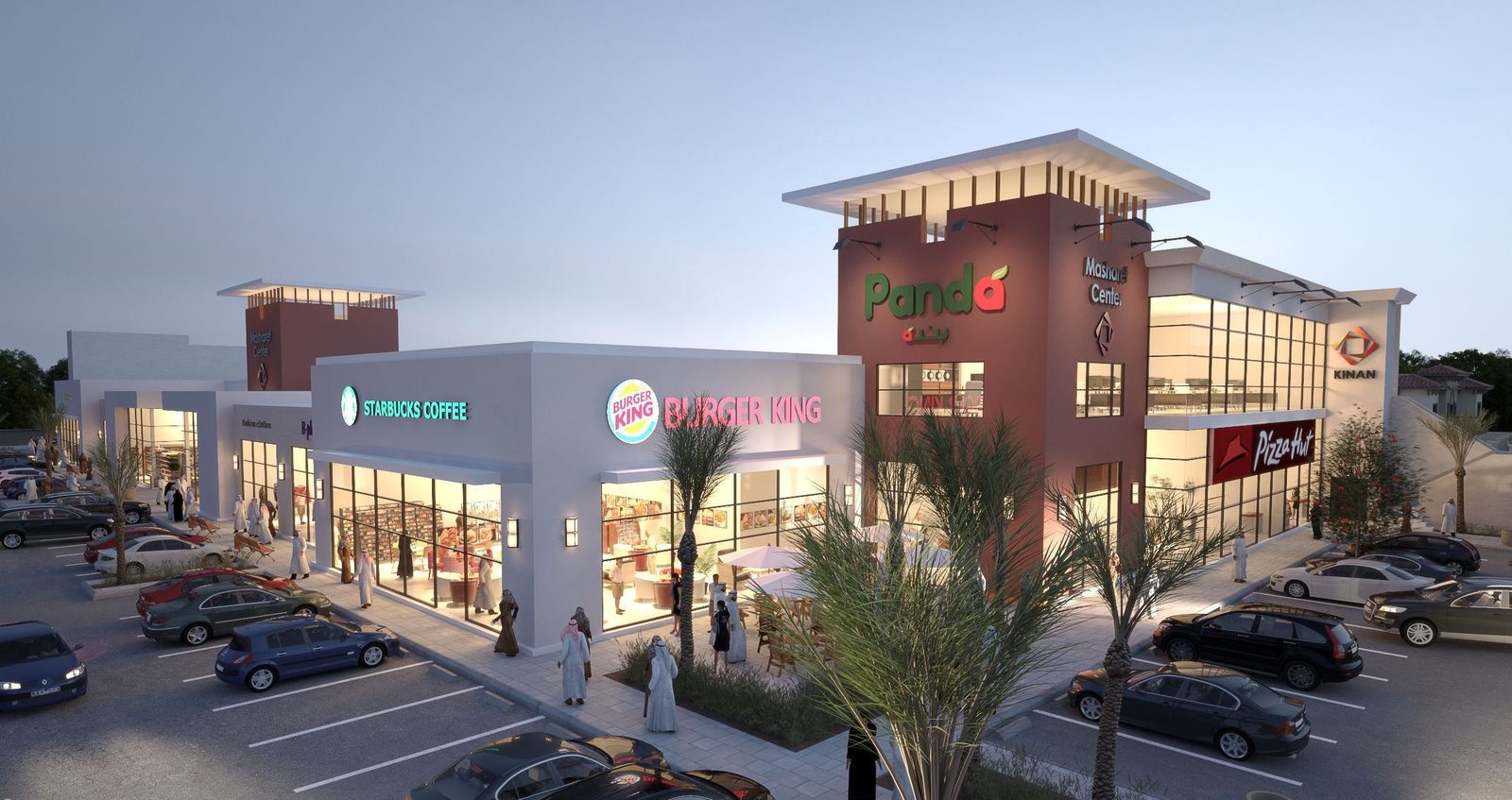 Strip malls